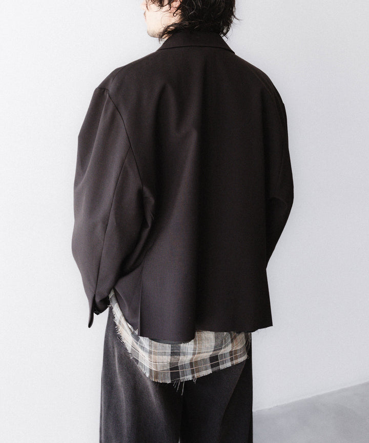 CODA -コーダのBROWN WOOL CUT OFF DOUBLE BREASTED LENTO BLAZERのBROWN公式通販サイトsession福岡セレクトショップ