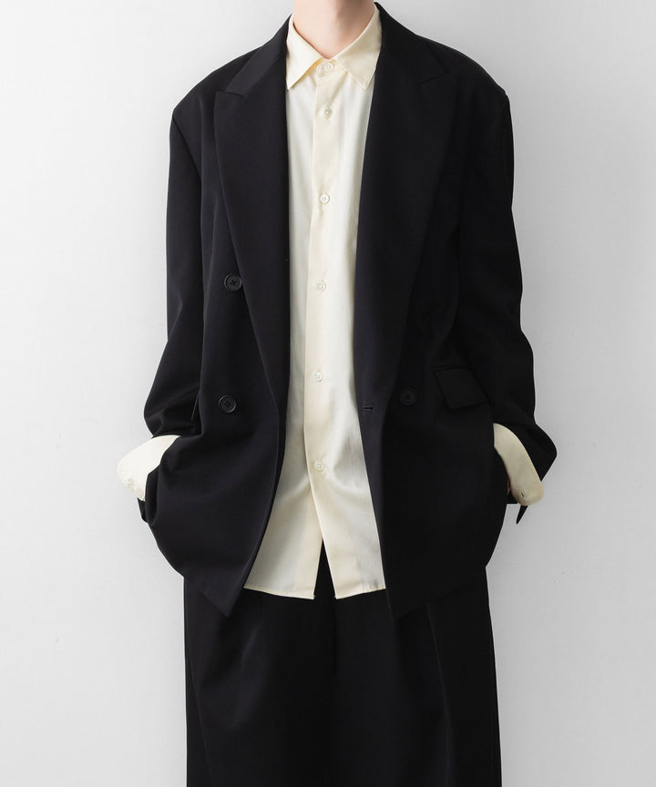 ssstein(シュタイン)の PIMA COTTON OVERSIZED REGULAR COLLAR SHIRT - YELLOWの公式通販サイトsession福岡セレクトショップ