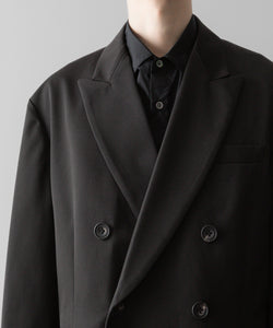 ssstein(シュタイン)の24AWコレクション OVERSIZED DOUBLE BREASTED JACKET - DARK CHARCOAL 公式通販サイトsession福岡セレクトショップ