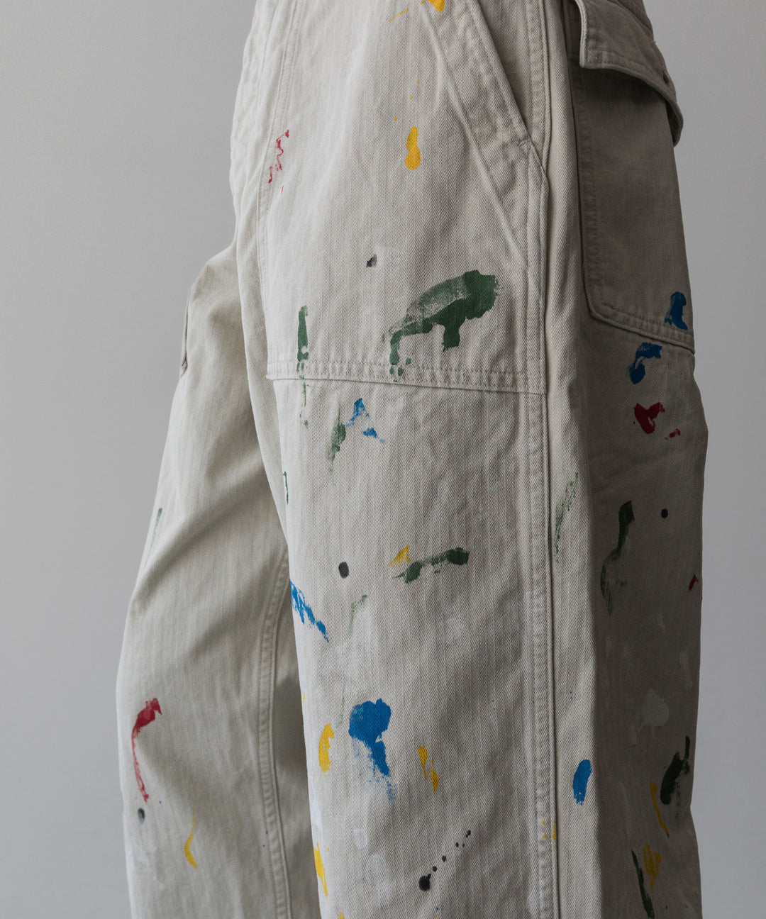 INTÉRIM - インテリムのMILK PAINT ORGANIC COTTON HBT TWILL BAKER PANTSのPU.IVORY公式通販サイトsession福岡セレクトショップ