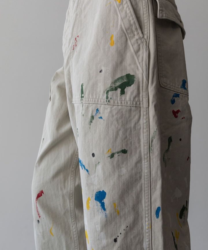 INTÉRIM - インテリムのMILK PAINT ORGANIC COTTON HBT TWILL BAKER PANTSのPU.IVORY公式通販サイトsession福岡セレクトショップ
