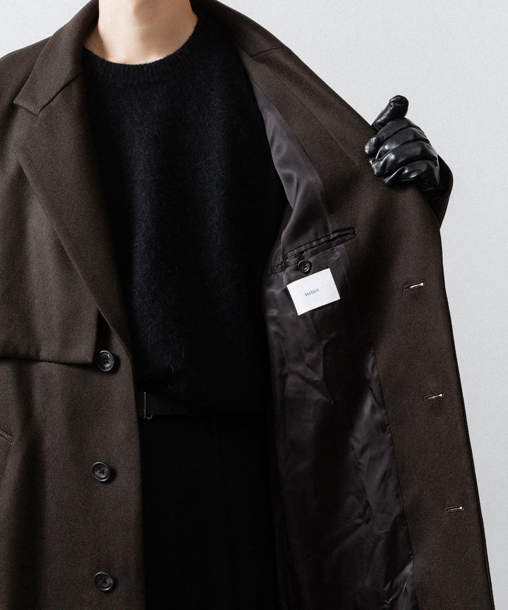 ssstein シュタイン LAY CHESTER COATの GREY BROWN公式通販サイトsession福岡セレクトショップ