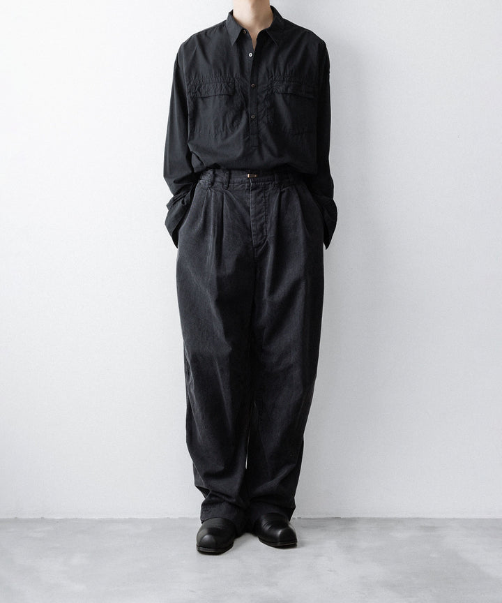 The Viridi-anneザ ヴィリディアンのCO/LY TYPEWRITER PO SHIRTのBLACK公式通販サイトsession福岡セレクトショップ