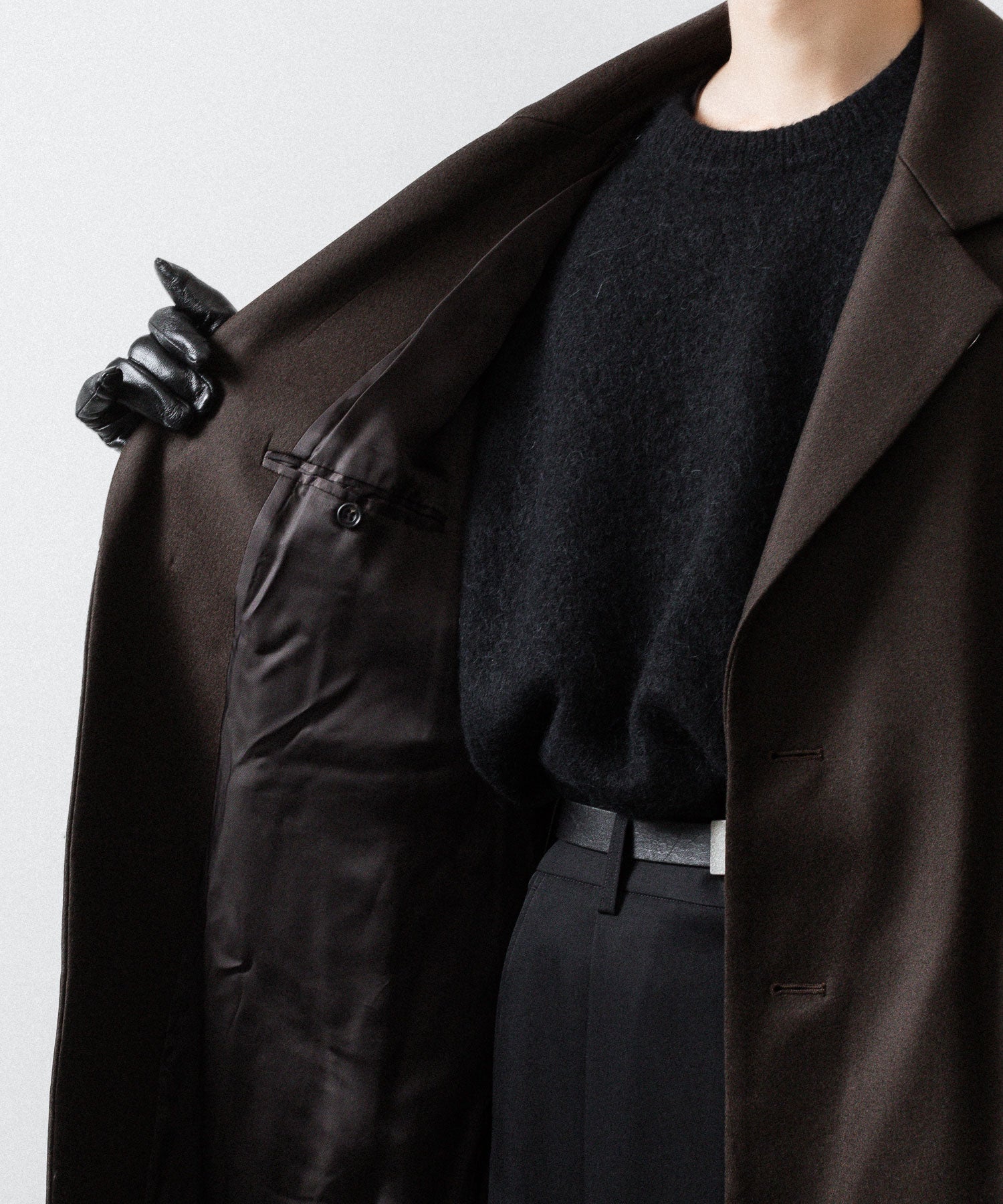 ssstein シュタイン LAY CHESTER COATの GREY BROWN公式通販サイトsession福岡セレクトショップ