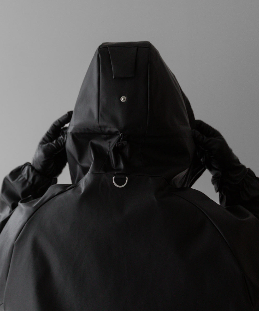 stein(シュタイン)の24SSコレクションHOODED SHORT JACKETのBLACK(CORTING)  代替テキストを編集