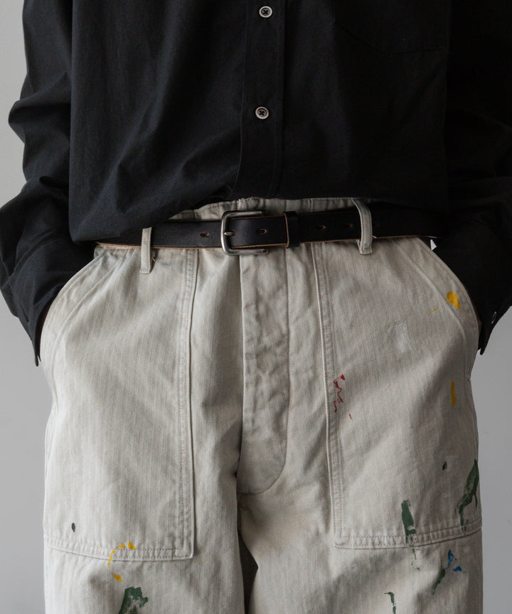 INTÉRIM - インテリムのMILK PAINT ORGANIC COTTON HBT TWILL BAKER PANTSのPU.IVORY公式通販サイトsession福岡セレクトショップ