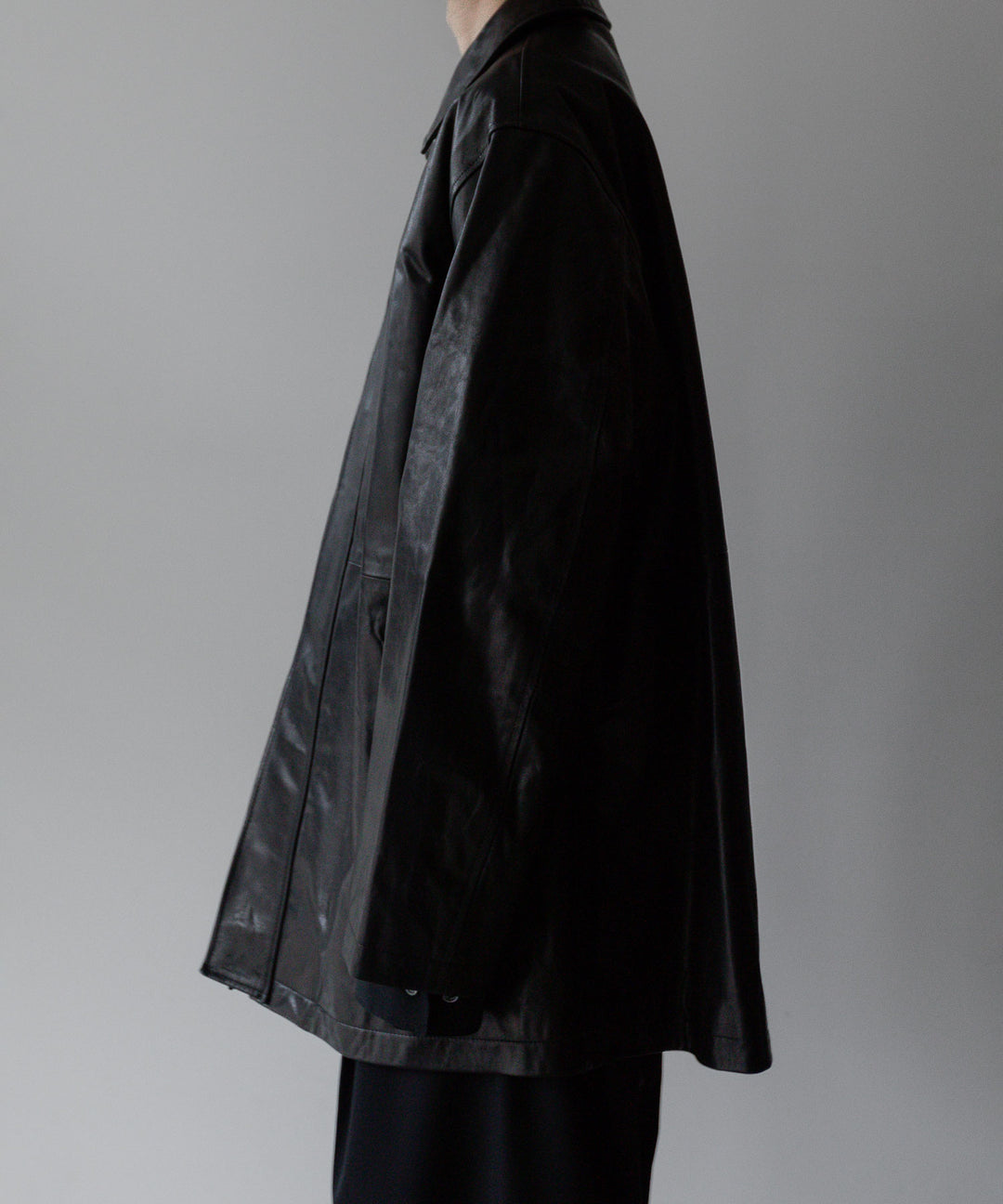 stein シュタイン 23AW LEATHER ZIP JACKET - BLACK sessionセッション福岡セレクトショップ 公式通販サイト