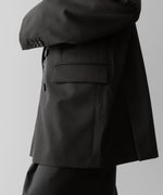 画像をギャラリービューアに読み込む, ssstein(シュタイン)の24AWコレクション OVERSIZED DOUBLE BREASTED JACKET - DARK CHARCOAL 公式通販サイトsession福岡セレクトショップ
