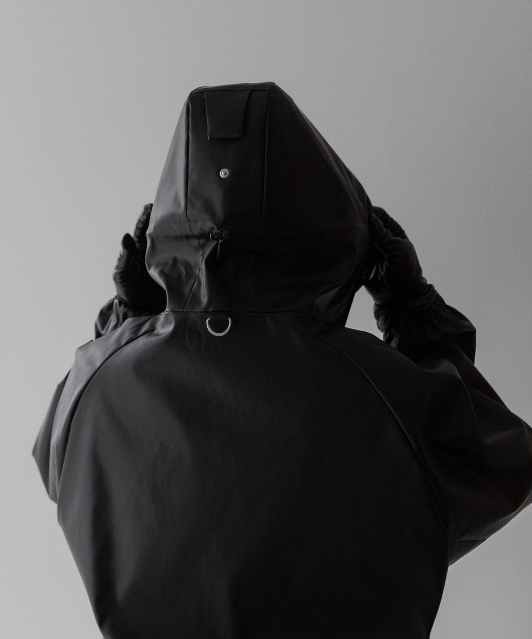 stein(シュタイン)の24SSコレクションHOODED SHORT JACKETのBLACK(CORTING)  代替テキストを編集