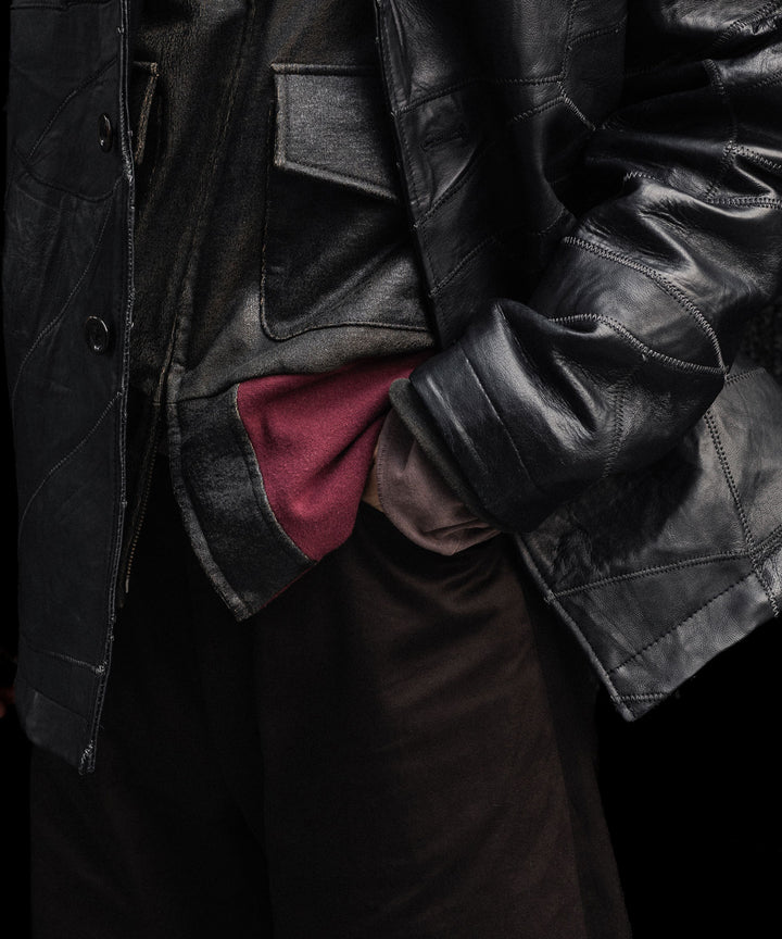 ANTHEM A アンセムエーのCRACK TERRY BLOUSONのBROWN 公式通販サイトsession福岡セレクトショップ