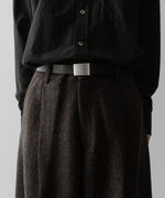 画像をギャラリービューアに読み込む, ssstein(シュタイン)の24AWコレクション EXTRA WIDE TROUSERS (HARRIS TWEED) - DARK BROWN 公式通販サイトsession福岡セレクトショップ
