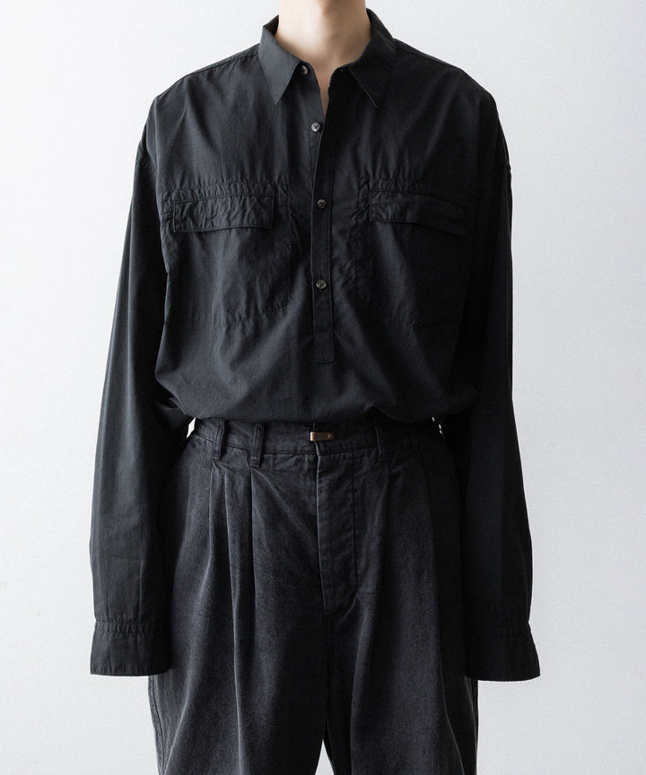 The Viridi-anneザ ヴィリディアンのCO/LY TYPEWRITER PO SHIRTのBLACK公式通販サイトsession福岡セレクトショップ