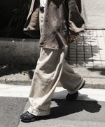 画像をギャラリービューアに読み込む, ssstein(シュタイン)の DEFORMATION WIDE COLOR DENIM PANTS - BEIGEの公式通販サイトsession福岡セレクトショップ
