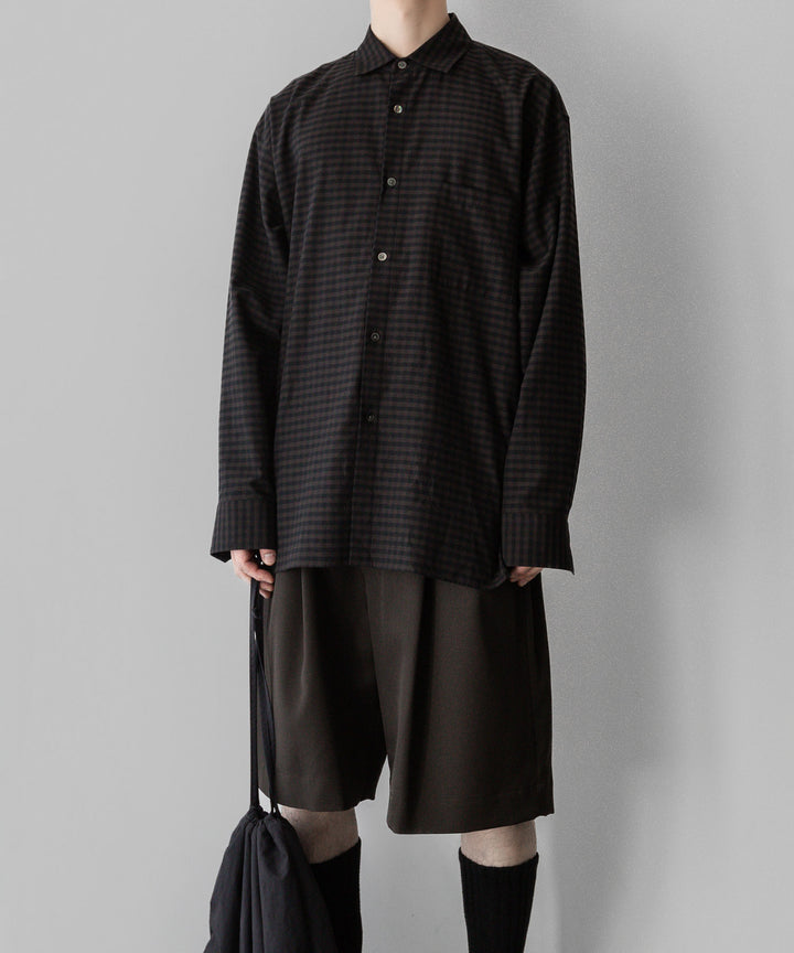 ssstein stein(シュタイン)の24SSコレクションWIDE EASY SHORT TROUSERSのMILITARY KHAKI 公式通販サイトsession福岡セレクトショップ