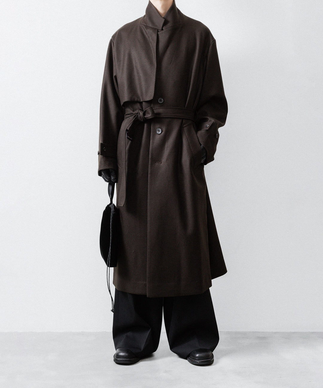 ssstein シュタイン LAY CHESTER COATの GREY BROWN公式通販サイトsession福岡セレクトショップ
