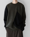 【stein】CROSSOVER KNIT LS - MILITARY KHAKI × BLACK