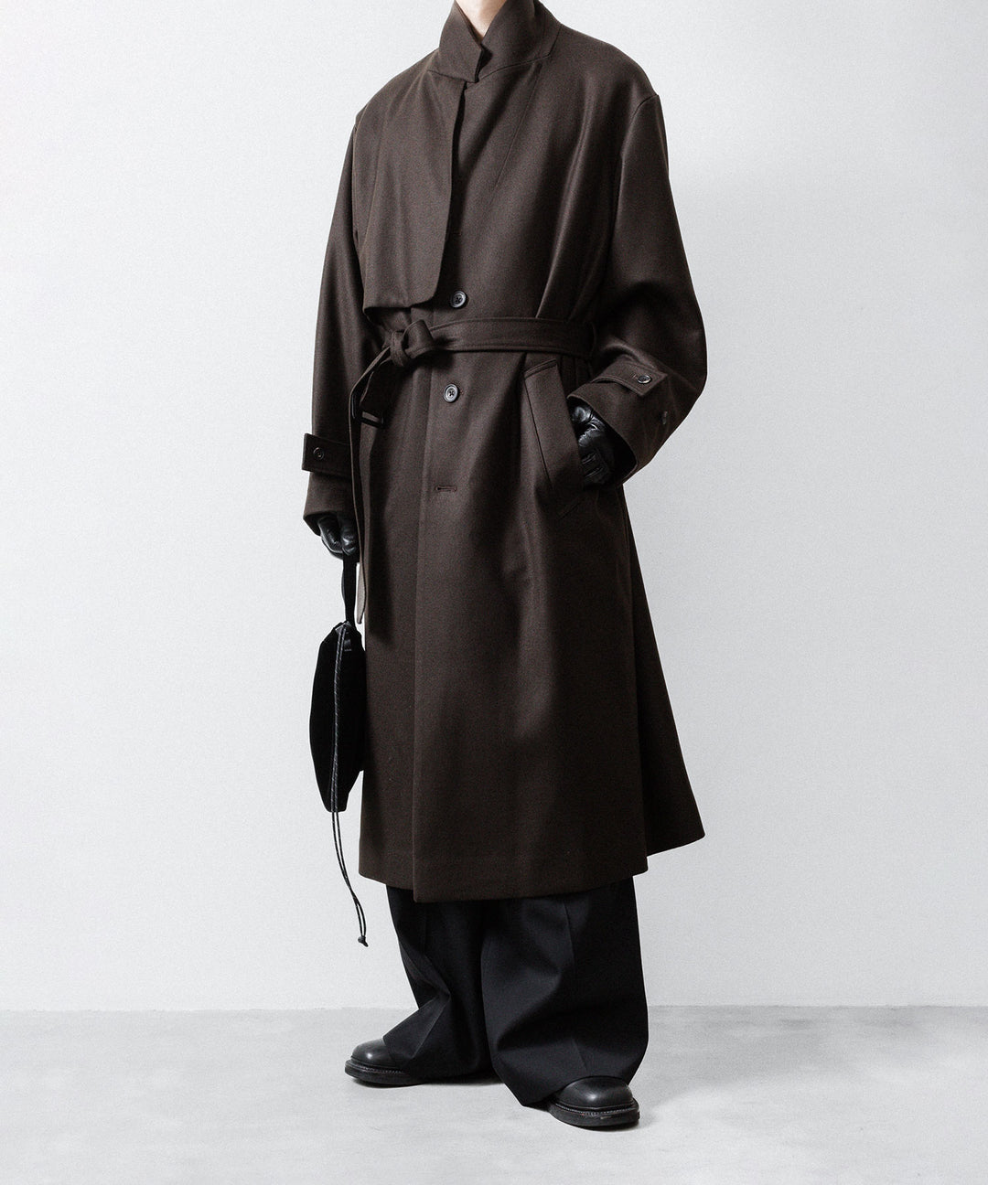 ssstein シュタイン LAY CHESTER COATの GREY BROWN公式通販サイトsession福岡セレクトショップ