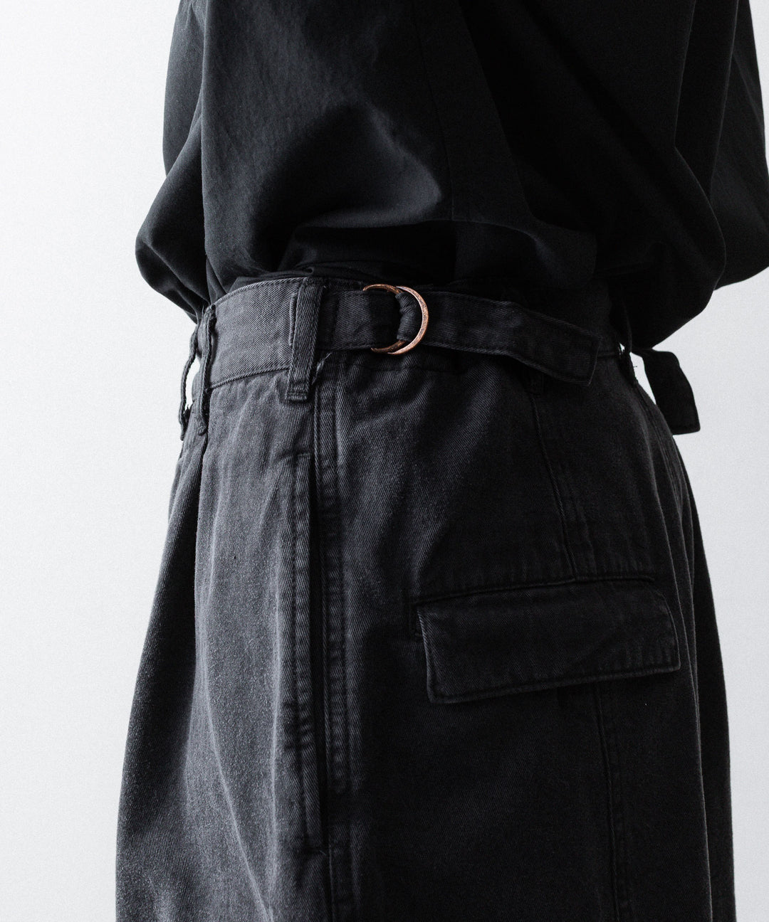 The Viridi-anneザ ヴィリディアンのCO/TE WIDE PANTSのBLACK公式通販サイトsession福岡セレクトショップ