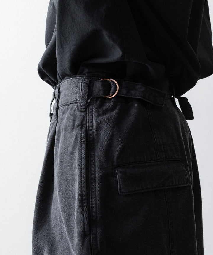 The Viridi-anneザ ヴィリディアンのCO/TE WIDE PANTSのBLACK公式通販サイトsession福岡セレクトショップ