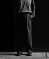 【ssstein】BELTED WIDE TROUSERS - BLACK