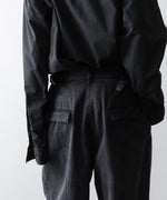 画像をギャラリービューアに読み込む, The Viridi-anneザ ヴィリディアンのCO/TE WIDE PANTSのBLACK公式通販サイトsession福岡セレクトショップ
