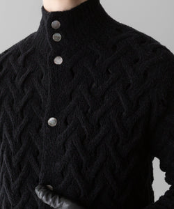 Fujimoto フジモトのPATTERNED FEATHERY CARDIGAN - BLACKの公式通販サイトsession福岡セレクトショップ