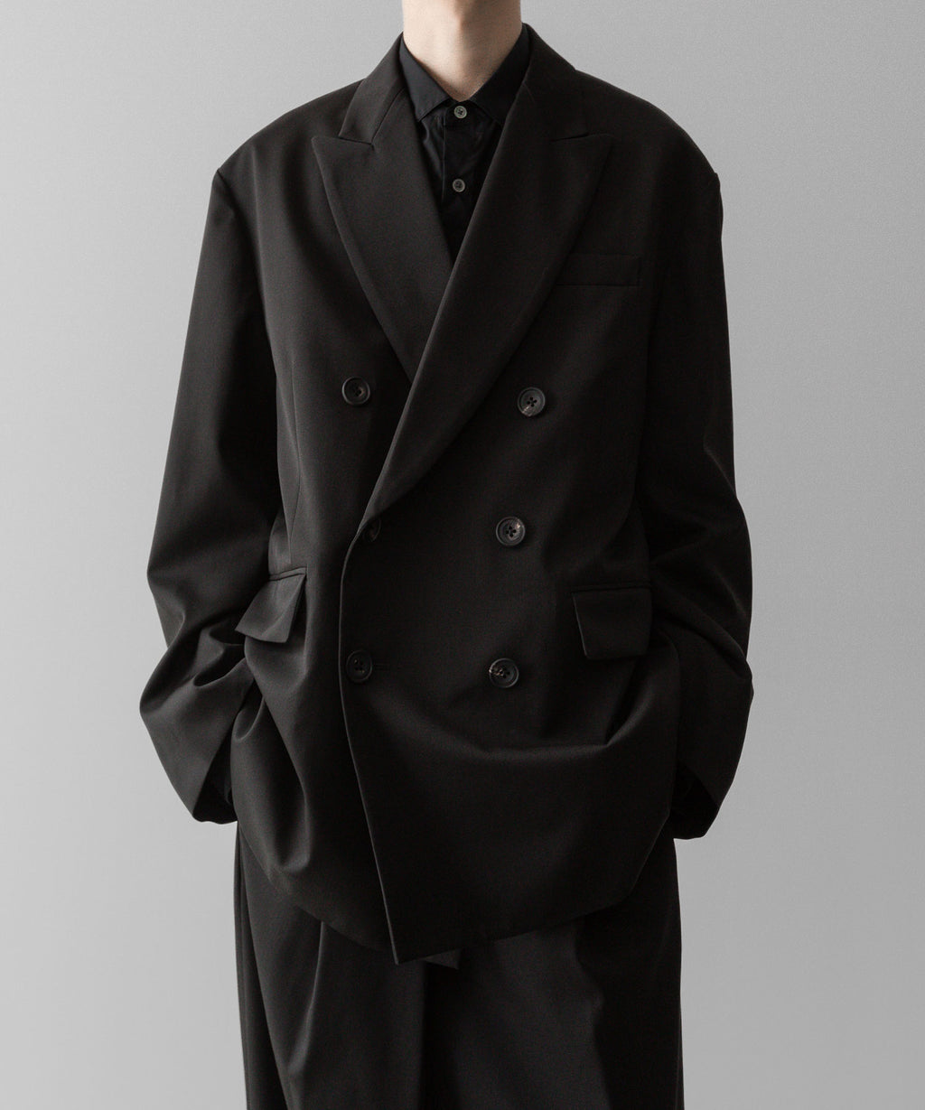 ssstein(シュタイン)の24AWコレクション OVERSIZED DOUBLE BREASTED JACKET - DARK CHARCOAL 公式通販サイトsession福岡セレクトショップ