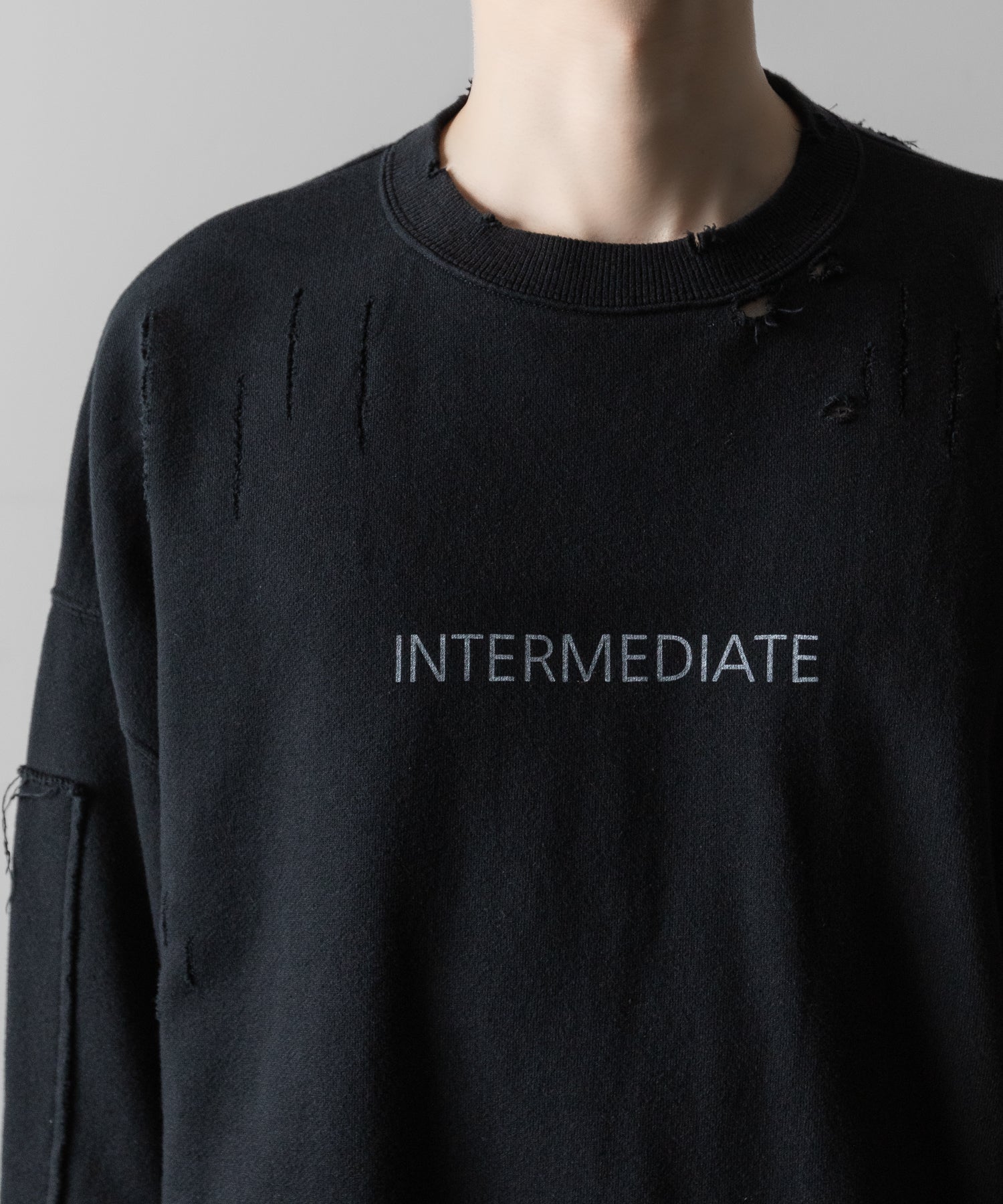 ssstein(シュタイン)のOVERSIZED REBUILD SWEAT LS - DARK NAVYの公式通販サイトsession福岡セレクトショップ