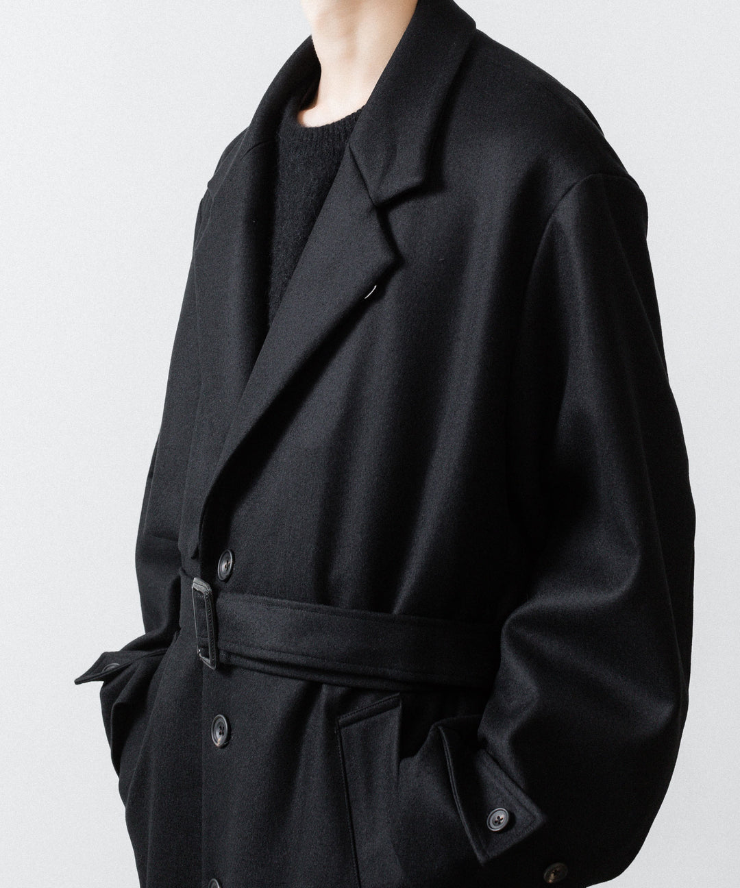 ssstein(シュタイン)のLAY CHESTER COAT - BLACKの公式通販サイトsession福岡セレクトショップ