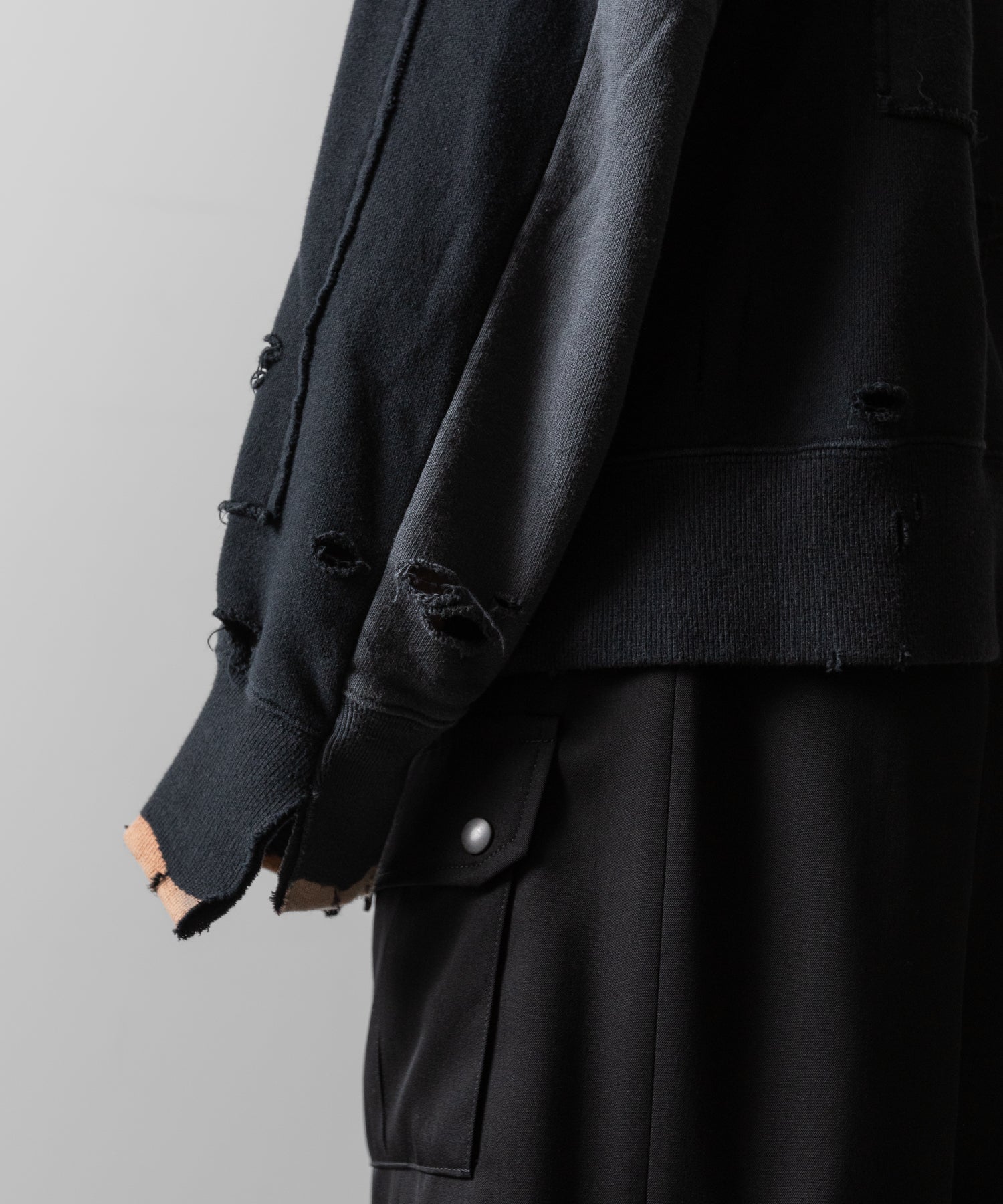 ssstein(シュタイン)のOVERSIZED REBUILD SWEAT LS - DARK NAVYの公式通販サイトsession福岡セレクトショップ