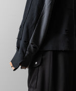 画像をギャラリービューアに読み込む, ssstein(シュタイン)のOVERSIZED REBUILD SWEAT LS - DARK NAVYの公式通販サイトsession福岡セレクトショップ
