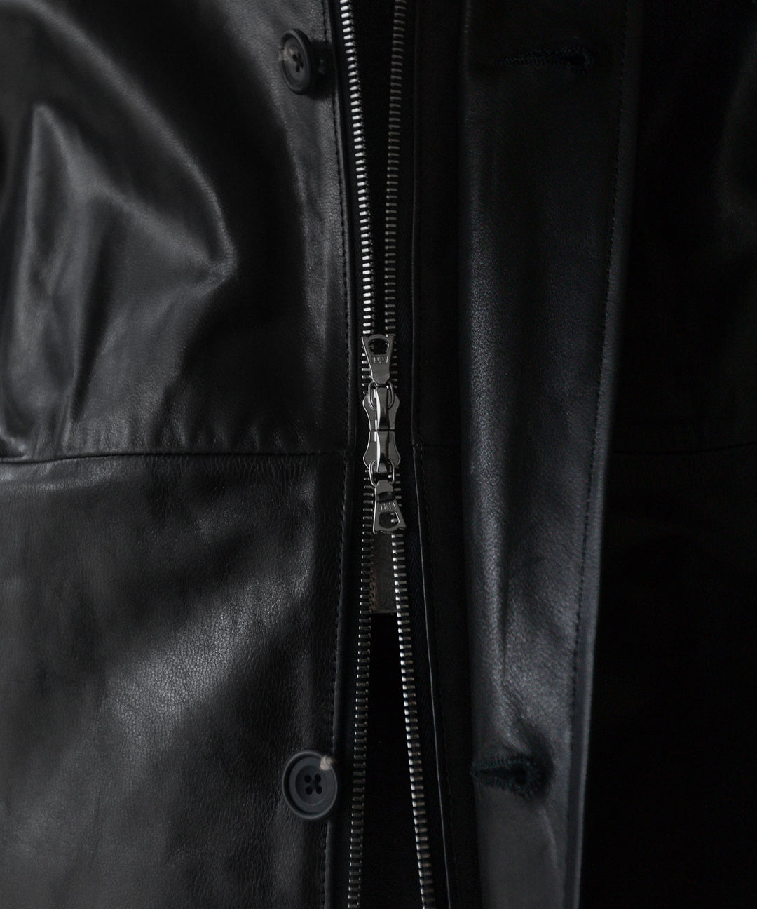 stein シュタイン 23AW LEATHER ZIP JACKET - BLACK sessionセッション福岡セレクトショップ 公式通販サイト