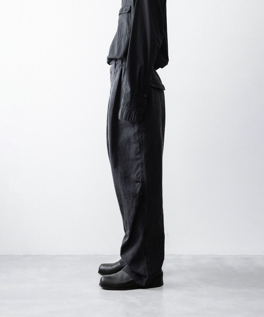 The Viridi-anneザ ヴィリディアンのCO/TE WIDE PANTSのBLACK公式通販サイトsession福岡セレクトショップ