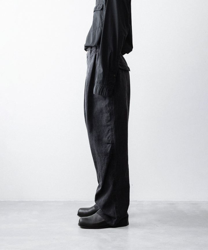The Viridi-anneザ ヴィリディアンのCO/TE WIDE PANTSのBLACK公式通販サイトsession福岡セレクトショップ