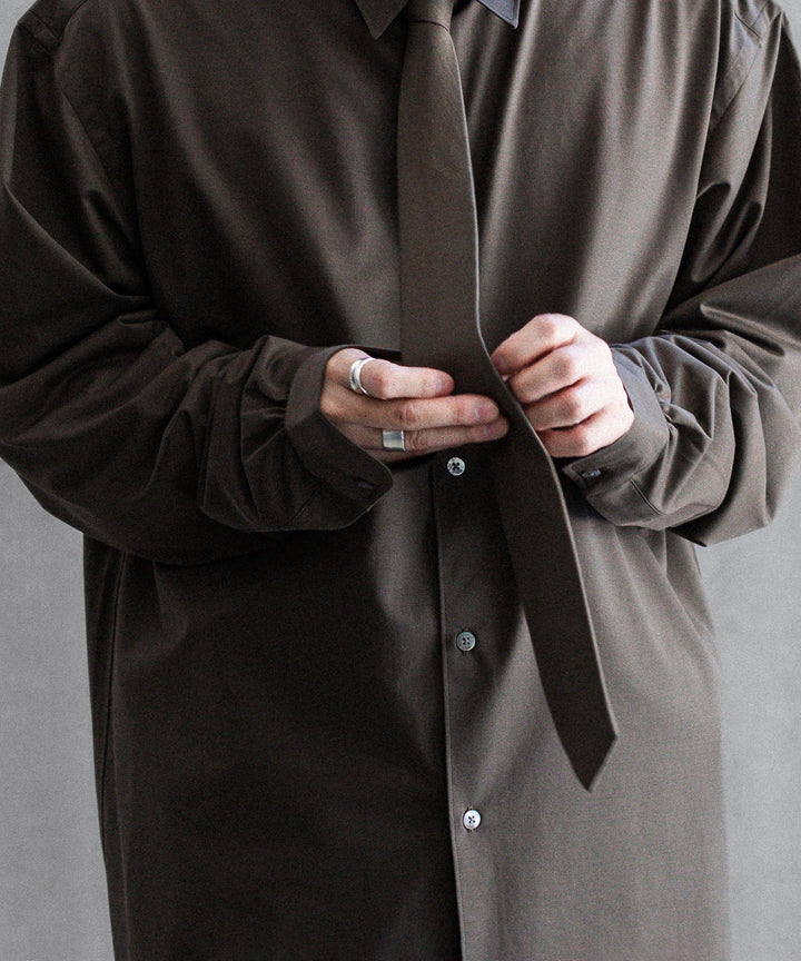 【KANEMASA PHIL.】46G TIE - BROWN - Exclusive session
