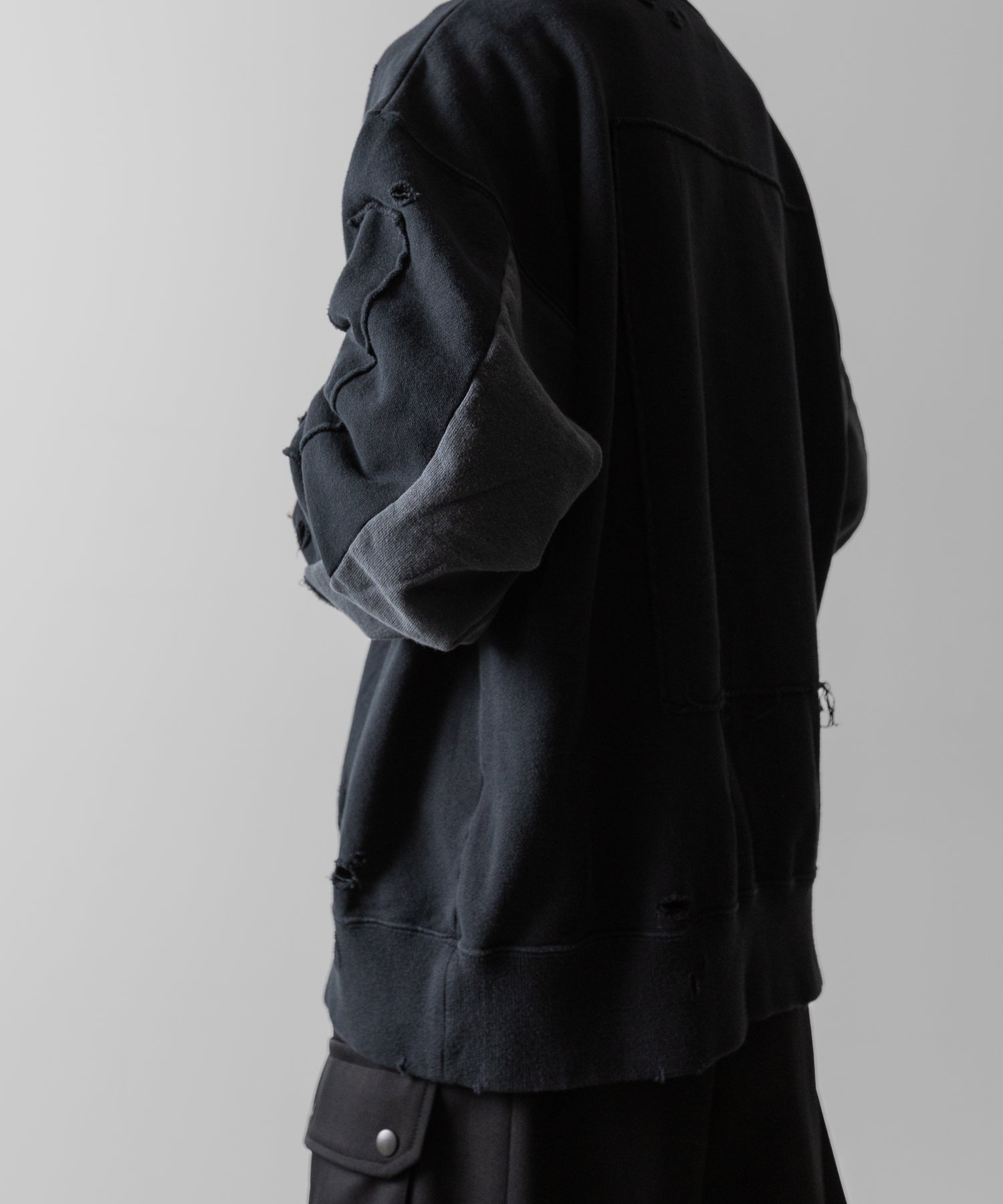 ssstein(シュタイン)のOVERSIZED REBUILD SWEAT LS - DARK NAVYの公式通販サイトsession福岡セレクトショップ