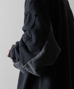 画像をギャラリービューアに読み込む, ssstein(シュタイン)のOVERSIZED REBUILD SWEAT LS - DARK NAVYの公式通販サイトsession福岡セレクトショップ
