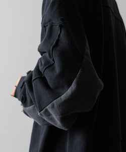 ssstein(シュタイン)のOVERSIZED REBUILD SWEAT LS - DARK NAVYの公式通販サイトsession福岡セレクトショップ