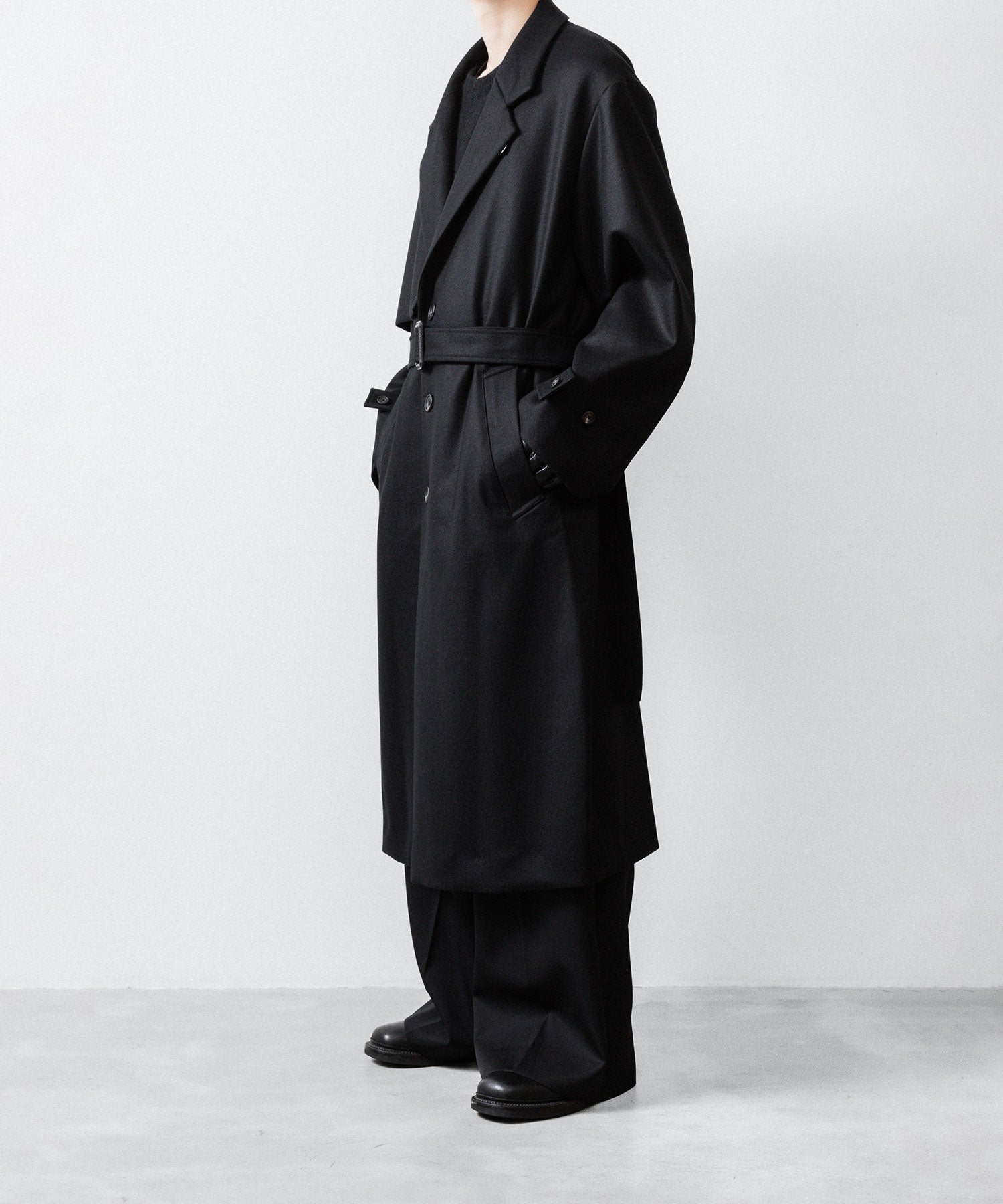 ssstein(シュタイン)のLAY CHESTER COAT - BLACKの公式通販サイトsession福岡セレクトショップ