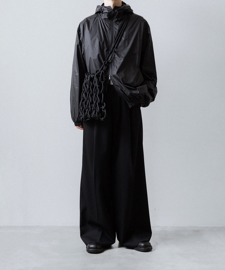 ssstein(シュタイン)のEXTRA WIDE TROUSERS (2/90 WOOL GABARDINE) - BLACKの公式通販サイトsession福岡セレクトショップ
