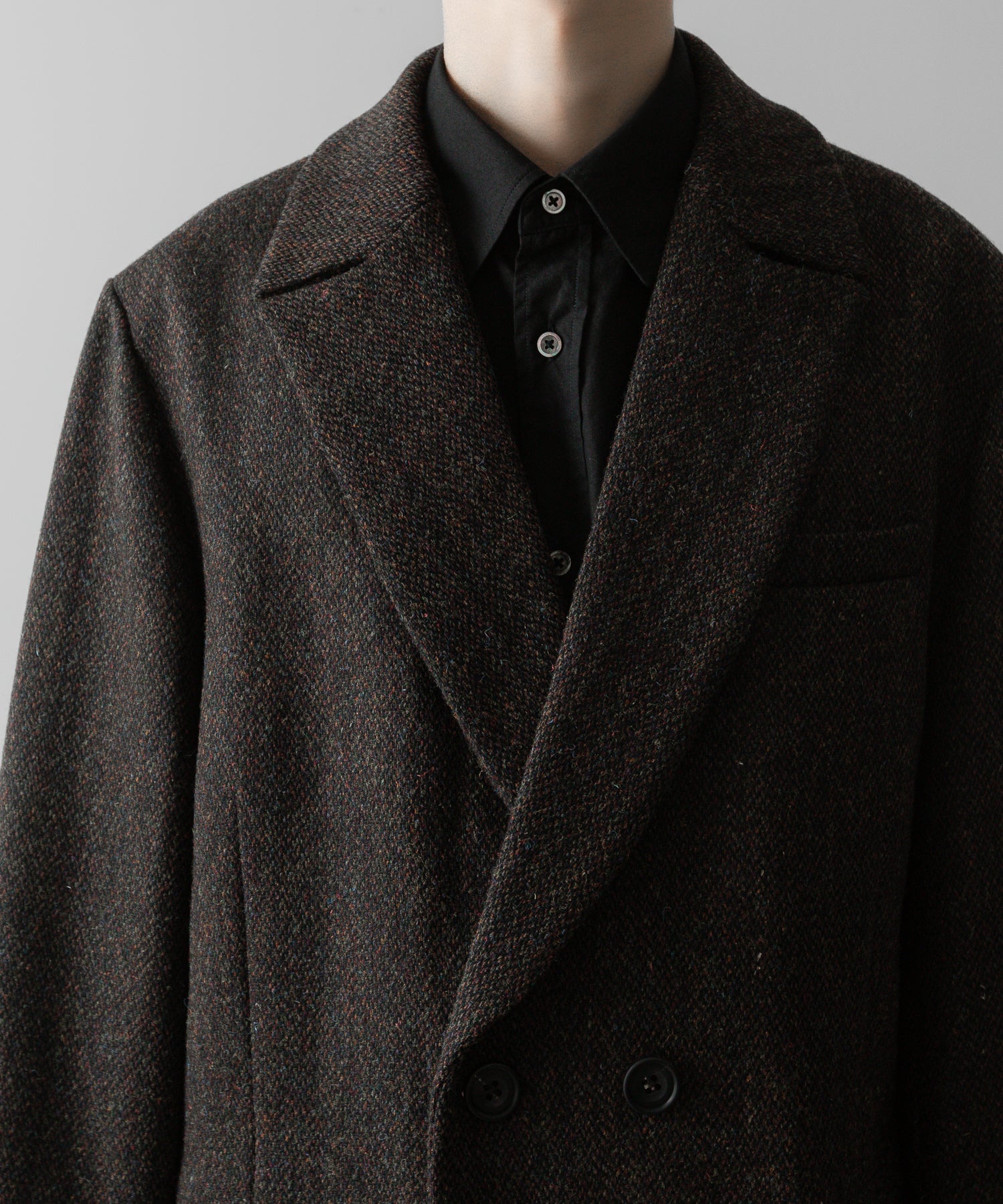 ssstein(シュタイン)の24AWコレクション OVERSIZED PEAK LAPEL JACKET - DARK BROWN 公式通販サイトsession福岡セレクトショップ