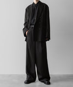 画像をギャラリービューアに読み込む, ssstein(シュタイン)の24AWコレクション OVERSIZED DOWN PAT SHIRT - BLACK 公式通販サイトsession福岡セレクトショップ
