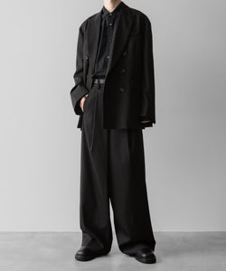 ssstein(シュタイン)の24AWコレクション OVERSIZED DOWN PAT SHIRT - BLACK 公式通販サイトsession福岡セレクトショップ