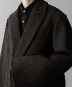 画像をギャラリービューアに読み込む, ssstein(シュタイン)の24AWコレクション OVERSIZED PEAK LAPEL JACKET - DARK BROWN 公式通販サイトsession福岡セレクトショップ
