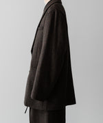 画像をギャラリービューアに読み込む, ssstein(シュタイン)の24AWコレクション OVERSIZED PEAK LAPEL JACKET - DARK BROWN 公式通販サイトsession福岡セレクトショップ
