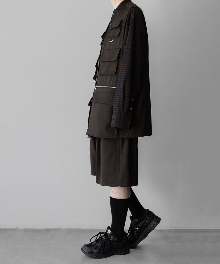 ssstein stein(シュタイン)の24SSコレクションWIDE EASY SHORT TROUSERSのMILITARY KHAKI 公式通販サイトsession福岡セレクトショップ