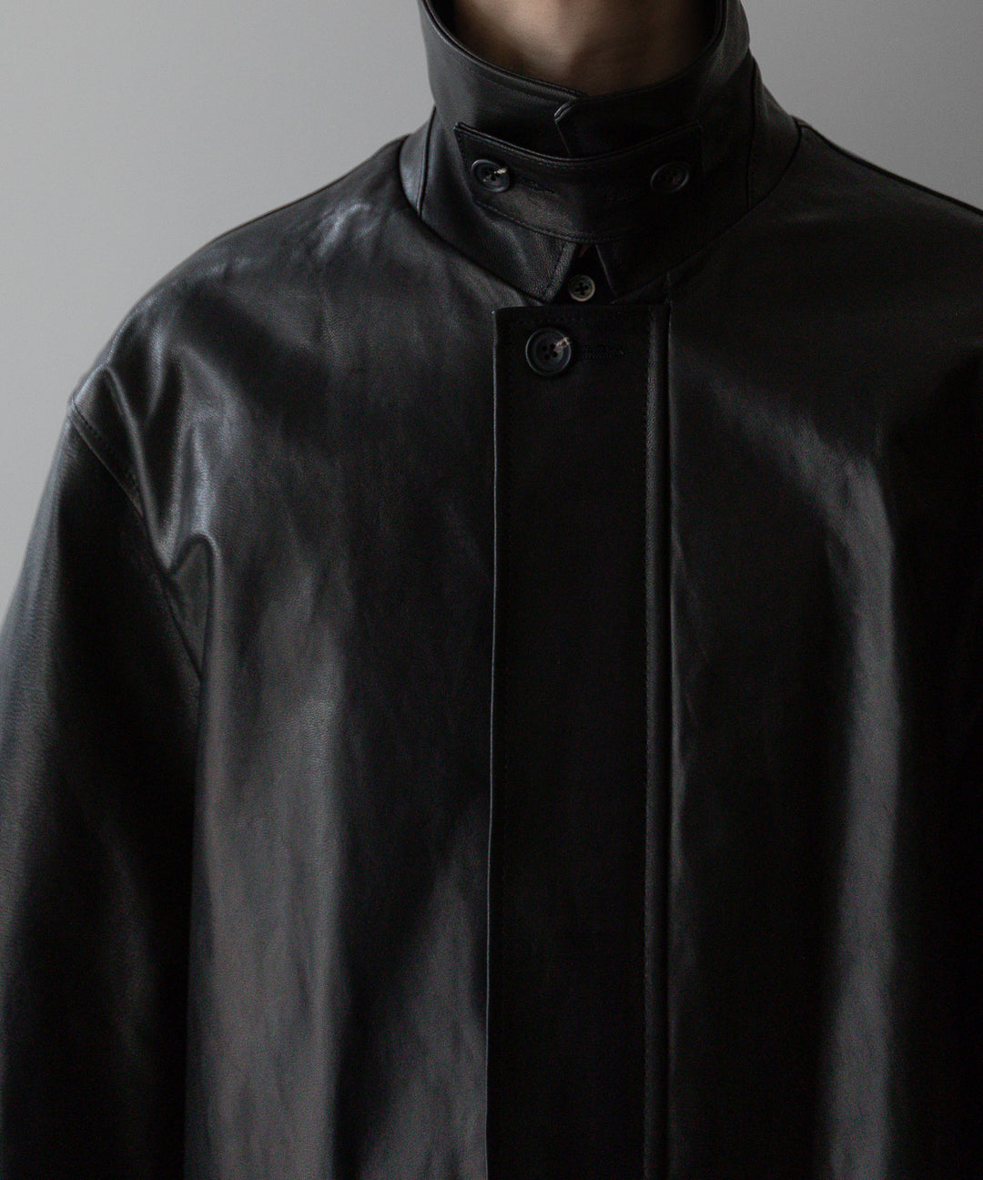 stein シュタイン 23AW LEATHER ZIP JACKET - BLACK sessionセッション福岡セレクトショップ 公式通販サイト