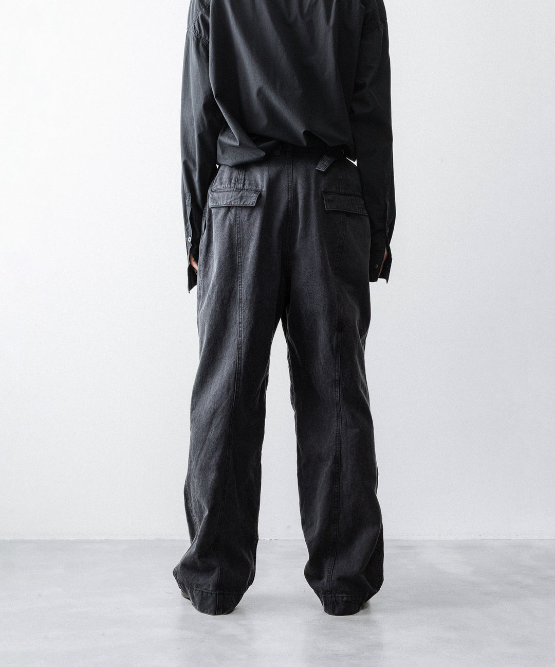 The Viridi-anneザ ヴィリディアンのCO/TE WIDE PANTSのBLACK公式通販サイトsession福岡セレクトショップ