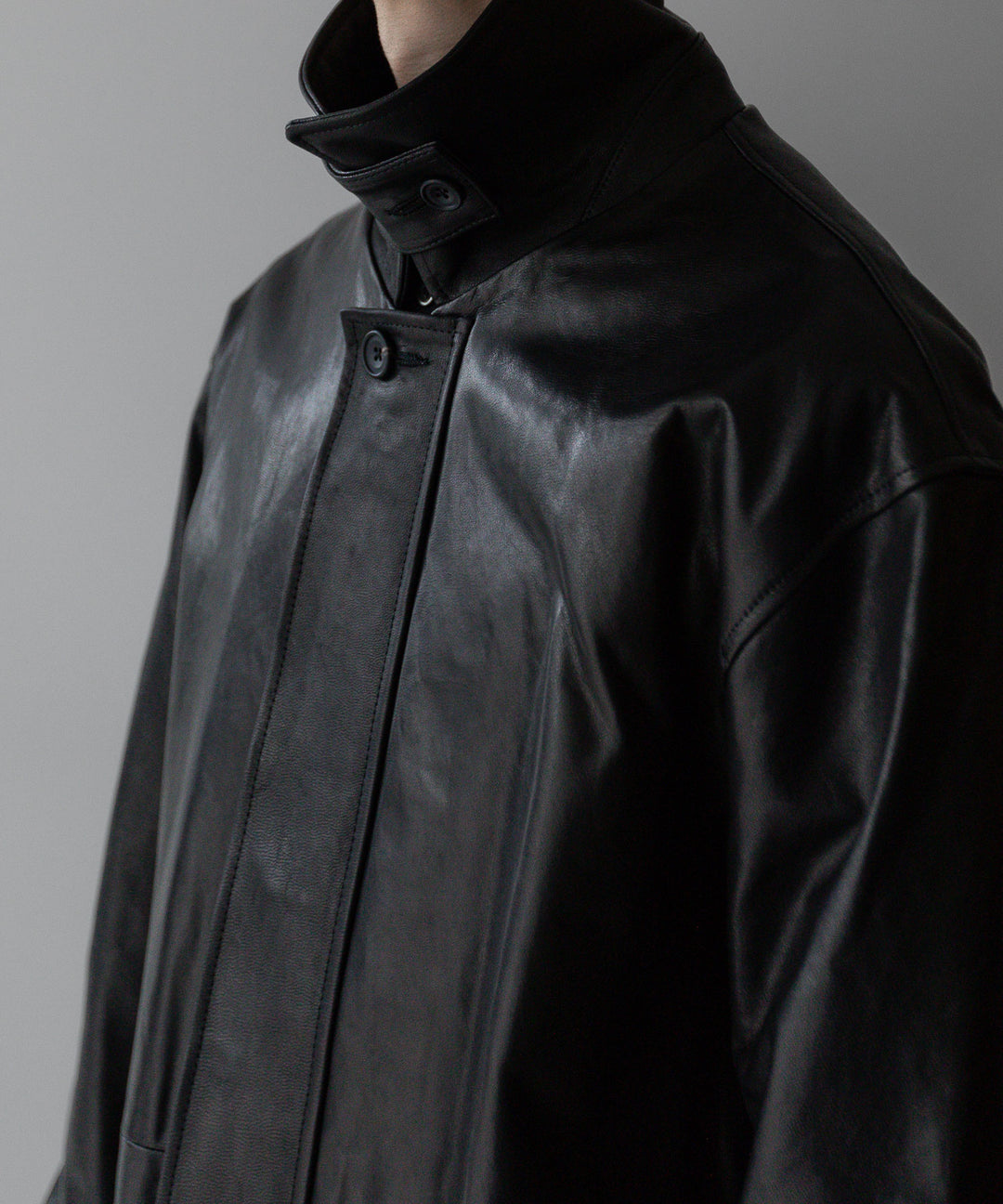 stein シュタイン 23AW LEATHER ZIP JACKET - BLACK sessionセッション福岡セレクトショップ 公式通販サイト