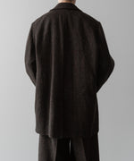 画像をギャラリービューアに読み込む, ssstein(シュタイン)の24AWコレクション OVERSIZED PEAK LAPEL JACKET - DARK BROWN 公式通販サイトsession福岡セレクトショップ
